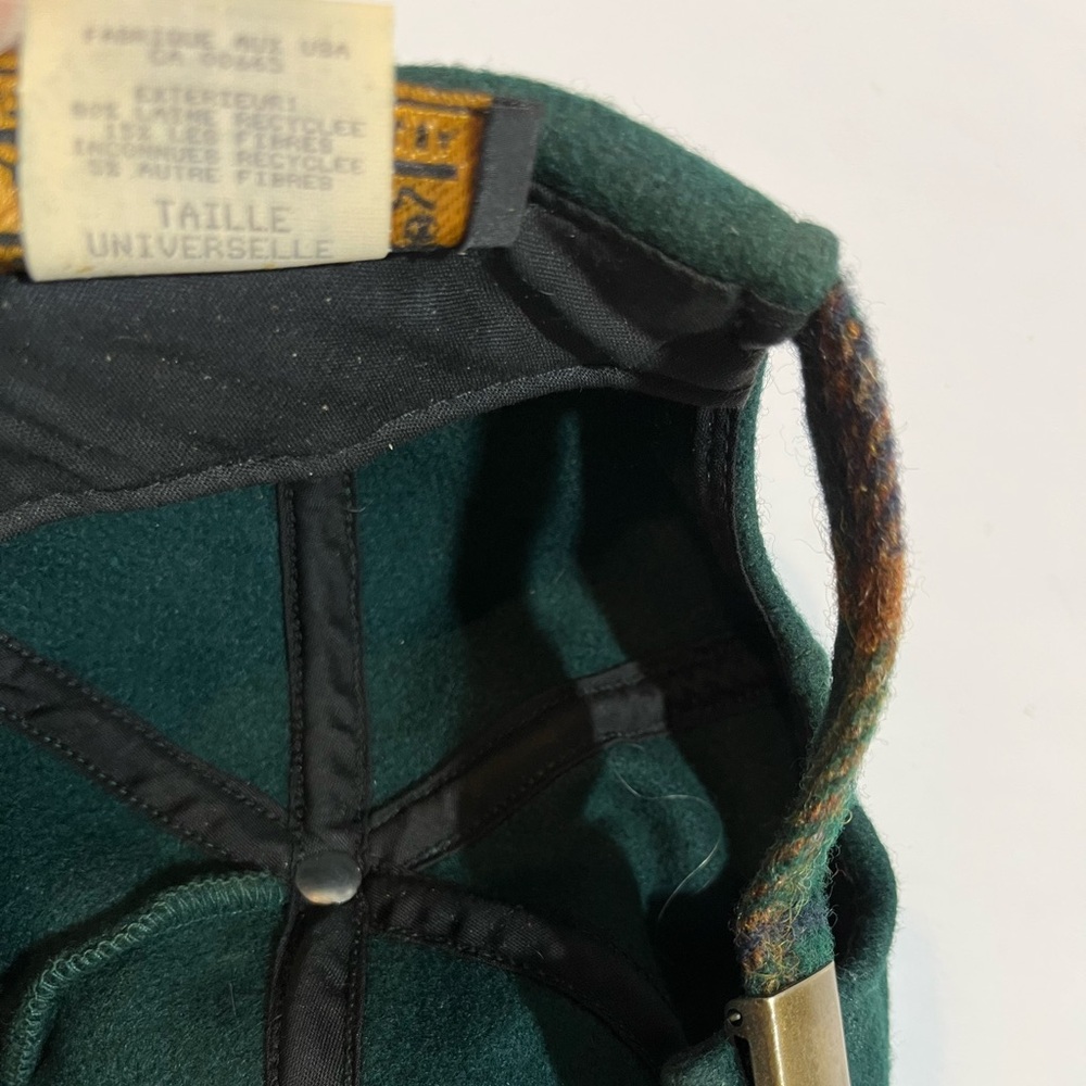 Vintage Eddie Bauer Solid & Plaid Wool Blend Adjustable One Size Men Hat USA - Picture 8 of 11
